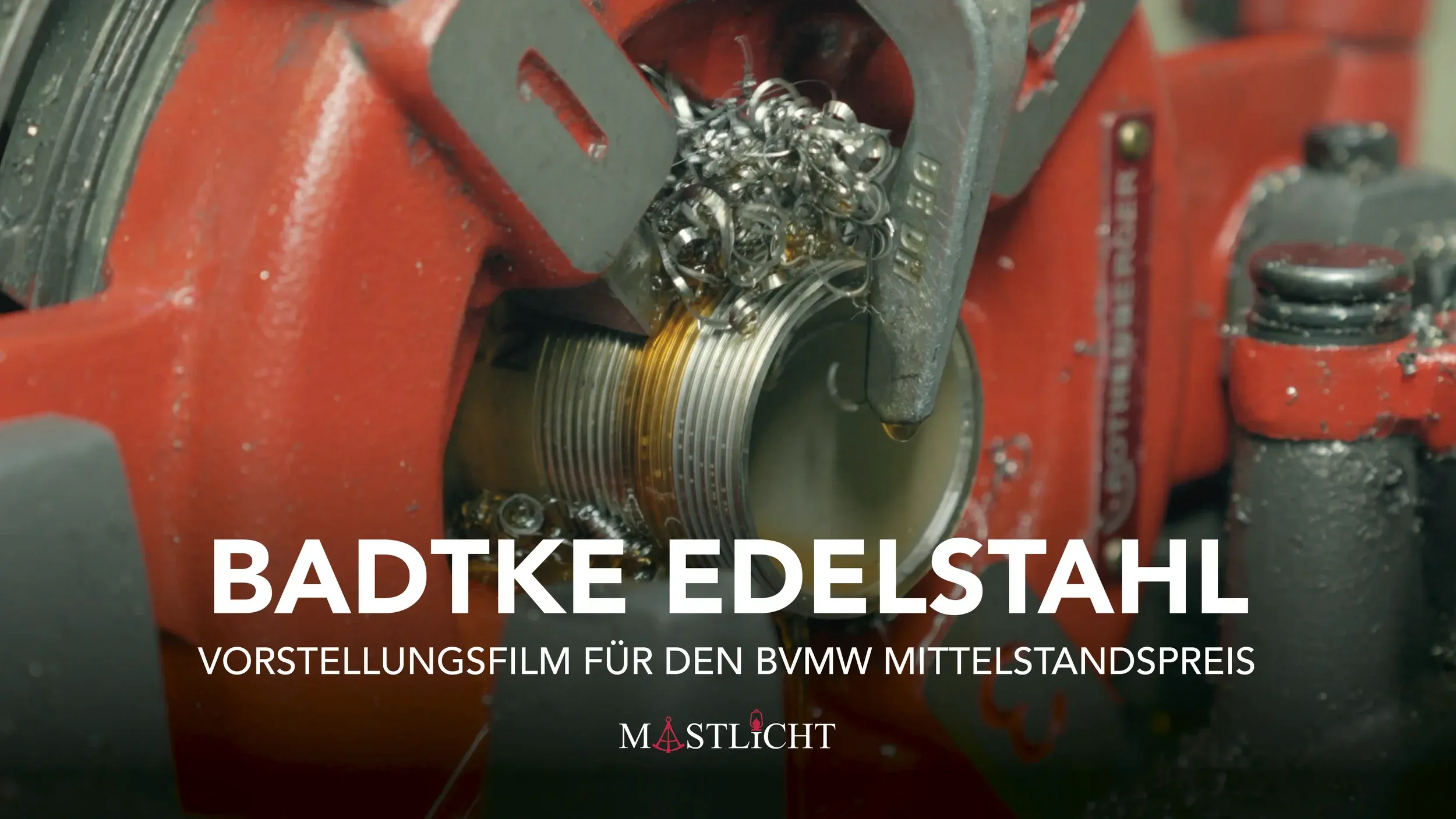 BADTKE Edelstahl – Titelkarte